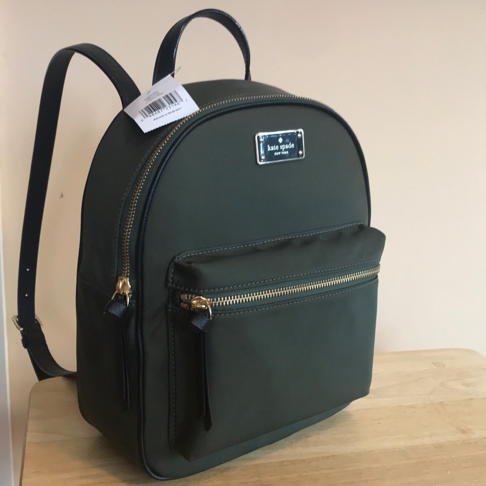 Kate Spade Small Bradley Backpack Purse Evergreen